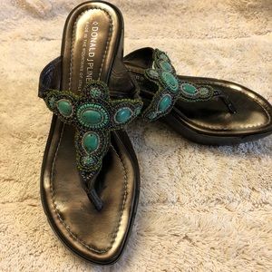 Donald Pliner Platform Sandals Sz 9.5